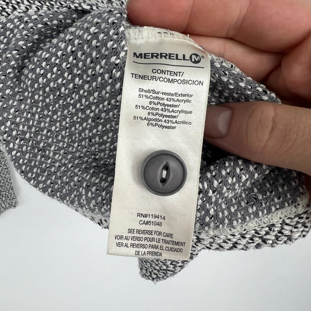 Merrell Ravion pullover gray sweater, Sz Small - Picture 10 of 13
